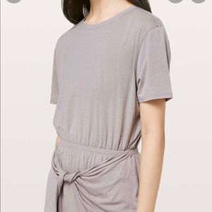 Lululemon Grey unwind your mind dress